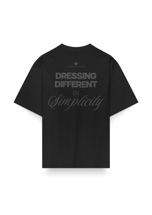 FOUNDER'S CLUB BLACK T-SHIRT